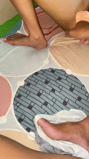 Masturbation with Dildo