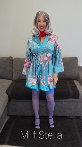 Betty In A Robe &amp; Scarf