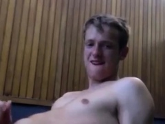 Good boy cum in garden