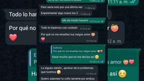 Ex′s anal👌 offer via chat &mdash;  ends with me inserting a plug in my butt🍑