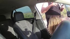 Pregnant Slut Fucked on a Backroad