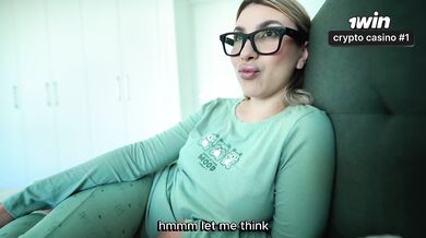 Truth or Dare Stepmom begs don't cum on her glasses