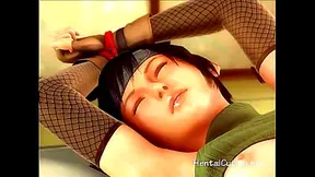 Voluptuous Animated Beauty Teases Pulsing Pussy Then Takes Hard Cock