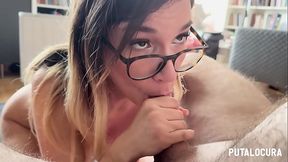 Skinny Venezuelan beauty Megan Love deep throats Torbe's tiny dick