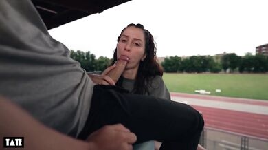 almost caught girl gets facial in public school after lesson - little arden