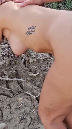 Fucked by a Huge Cock on an Italian Nudist Beach.