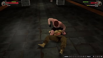 Jerle VS Georgia (Naked Fighter 3D)