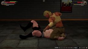 Jerle VS Georgia (Naked Fighter 3D)