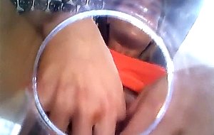 Silvia deluxe sticks camera inside her vagina