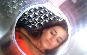 Silvia deluxe sticks camera inside her vagina