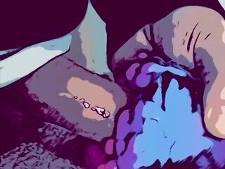 Alien vagina drains toon dick