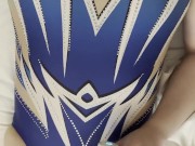 #016 Extremely Strong Vibrator on Gymnastics Leotard