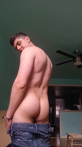 Handsome Stepdaddy Showing off
