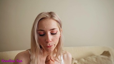 Naughty loves anal sex with huge dildo