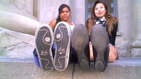 BEST FRIEND THICK WIDE EXTREMELY STINKY FEET CONTEST