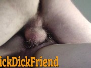 Thick cock riding - sloppy creampie