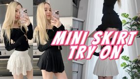 Mini Skirt Try On - Trying all my mini skirts! TRY ON HAUL