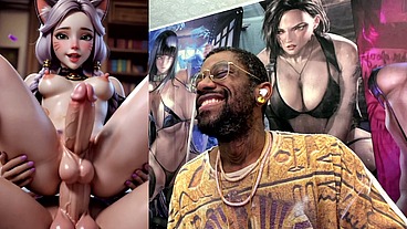 Perky Nipple Naughty Talking Transgender Furry Girl Gets Ass Fucked, AI Generated