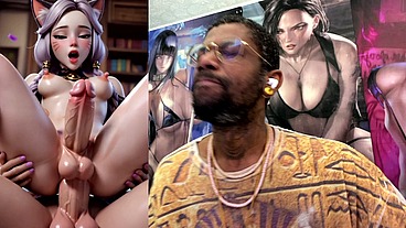 Perky Nipple Naughty Talking Transgender Furry Girl Gets Ass Fucked, AI Generated