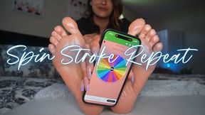 “Spin Stroke Repeat” [OILY FEET + JOI]