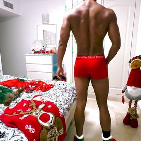 Christmas 🎄 Eve Special - Men&#039;s Festive Underwear Try on Haul with Rudolph the Red Nose Reindeer