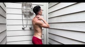 The Nozzle Wasn't the Only Thing Flowing in This Shower…