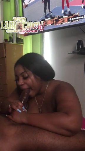 Ebony Head While Playing 2k - Bbw homemade oral sex