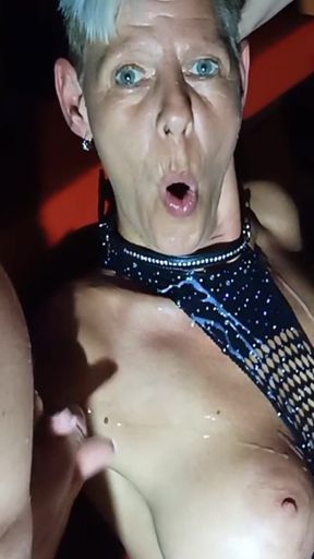 Iconic moment from &quot;CoraBitch Fickdates im Swingerclub Route 69 Maspalomas&quot;
