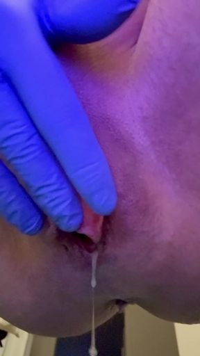 Huge Clitoris Orgasm, Wet and Squirting