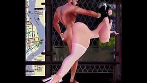 Fucked my Friends Bimbo Girlfriend at the Bus Stop