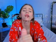 geisha girl messy ruin makeup with facial deepthroat bj in outfit style cosplay