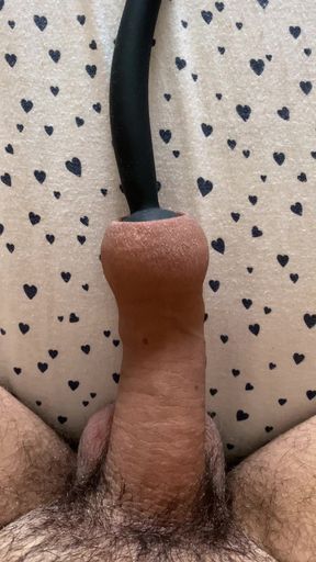 Foreskin extreme air inflation porn