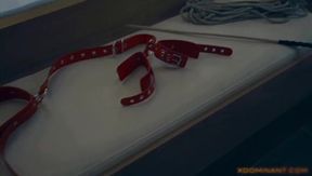Submissive Skinny Girl's Anal Casting and Slave Training Session