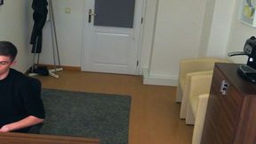 Sexually pushy bottom railing that plump wang on camera