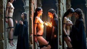 the sorceress. lesbian erotic fantasy - ai generated