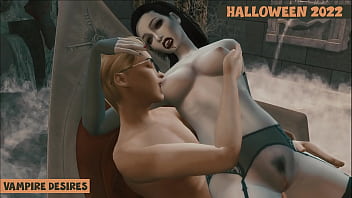 Sims 4. Halloween 2022 - Vampire Desires. Full Movie