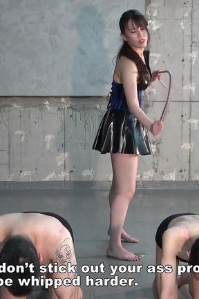 Pin-up Model Strikes Back by Slapping, Kicking and Stomping at Her Perverted Manager and Photographer