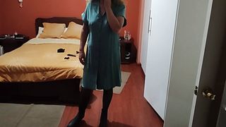 I come home from work excited and I show myself in front of the maid&#039;s husband, I need to fuck