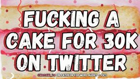 Fucking A Cake For 30k While Twink Groans Louder Than His Cum