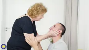 Hungry Grandma Teaches Boy Her Insatiable Sex Secrets