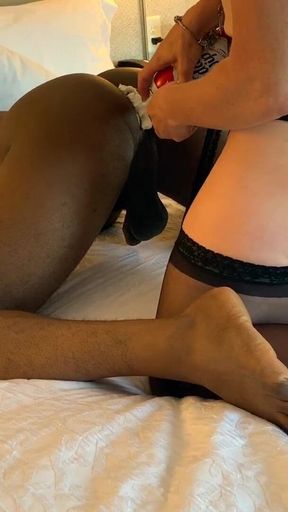 Dripdrop: Rachel Eats Strawberries & Whipped Cream out Of Matt's Ass!