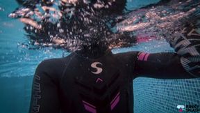 Underwater Giantess Hunts & Claims Her Tiny Prey