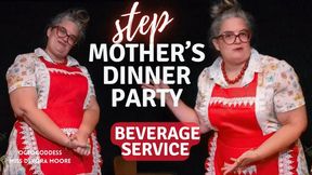 StepMother's Dinner Party Beverage Spittoon: Help StepMom Miss Devora Moore by Serving in the Beverage Course Spit Fetish POV 1080 Version