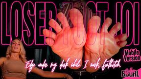 (Edging JOI) - Entertain Me While I Study, Footbitch - Stroke, Sniff and Edge To My Feet While I Taunt and Mock You copy - MOBILE VERSION
