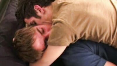 Two amateur gay chaps are having fun in their gay romance