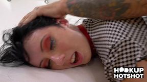 skinny daphne dare meets up for hardcore fucking with bryan gozzling!