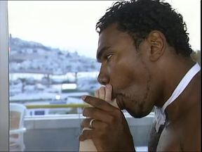 Black toy boy has some white sluts to please and to bang