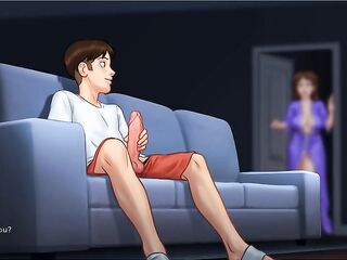 Summertime saga - gameplay - roleplay -debbie shower scenes and mutual masturbation