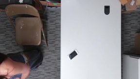 Hairy cunt teen Avi Love gets hard anal from mall cop