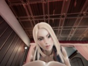 DBZ - Master Roshi Fucking Android 18 Until She Squirts Then Cum In Mouth (Dragonball)